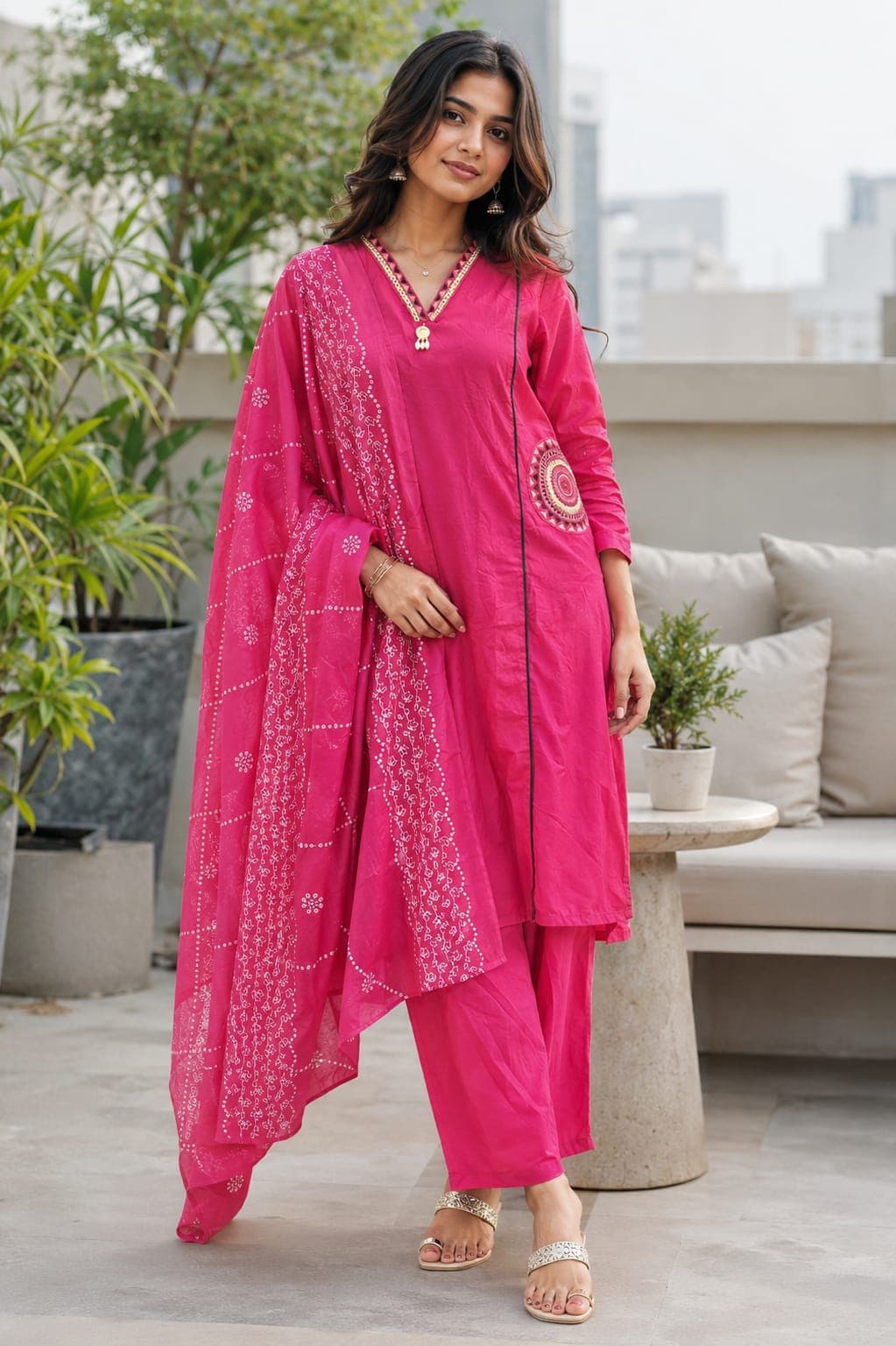 Cotton kurta set